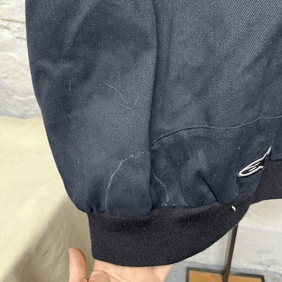 Jeff Hamilton NASCAR Jacket Mens 2XL XXL Black 24 Jeff Gordon Flames VINTAGE - Picture 15 of 15